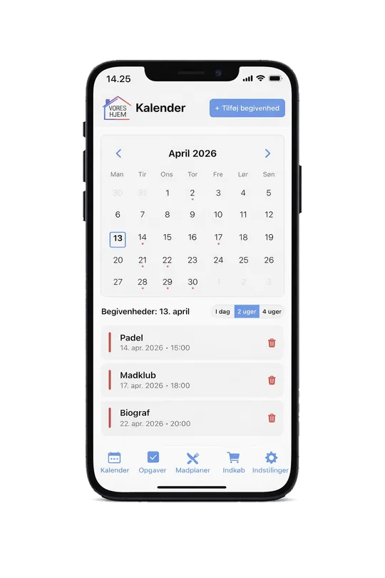 Vores Hjem app